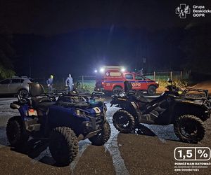 Poszukiwania prowadzone w trudnym, górskim terenie zakończyły się dramatycznym finałem