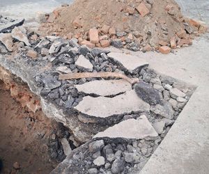 Historyczne odkrycie podczas naprawy wodociągu