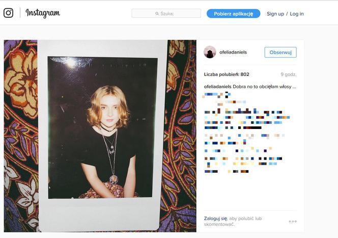 Iga Krefft, Ula z M jak miłość, na Instagramie w nowej fryzurze