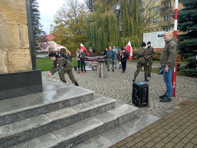 Obchody pod pomnikiem 10 pomordowanych w Grudziądzu