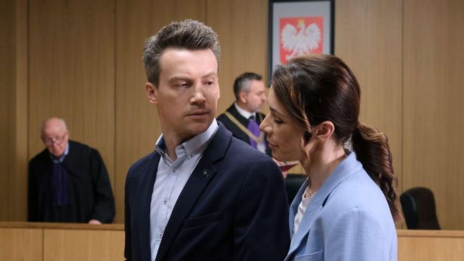 M jak miłość odc. 1874. Jakub Karski (Krzysztof Kwiatkowski), Martyna (Magdalena Turczeniewicz)