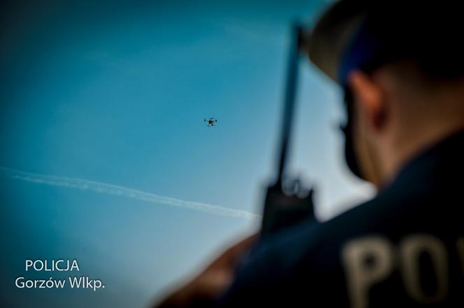 dron gorzów policja