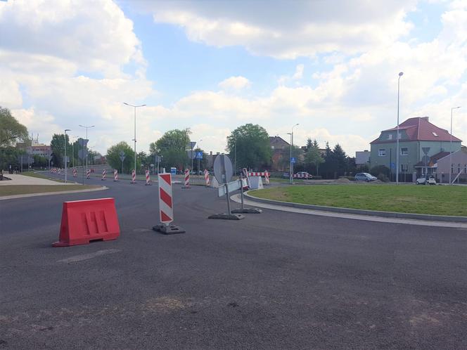 Ostatnie prace na ul. Szybowników w Lesznie