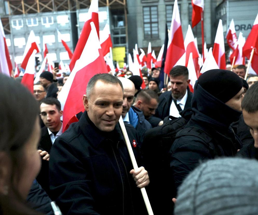 Karol Nawrocki na Marszu 2025