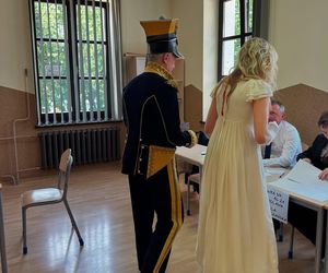 Michał Żebrowski z żoną