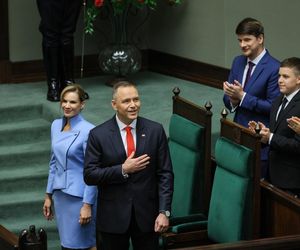 Rodzina Karola Nawrockiego na zaprzysiężeniu 