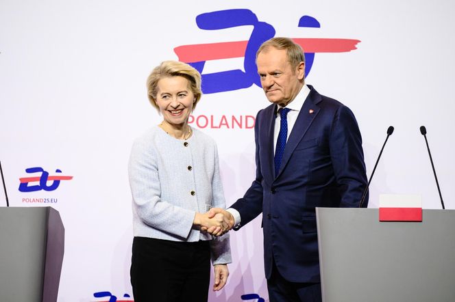 Donald Tusk spotkał się z Ursulą von der Leyen. Zapowiada deportacje cudzoziemców