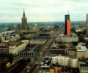 Warszawa w latach 90. Tak z góry wyglądało miasto przemian