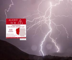 RCB ostrzega przed burzami. Możliwe przerwy w dostawie prądu