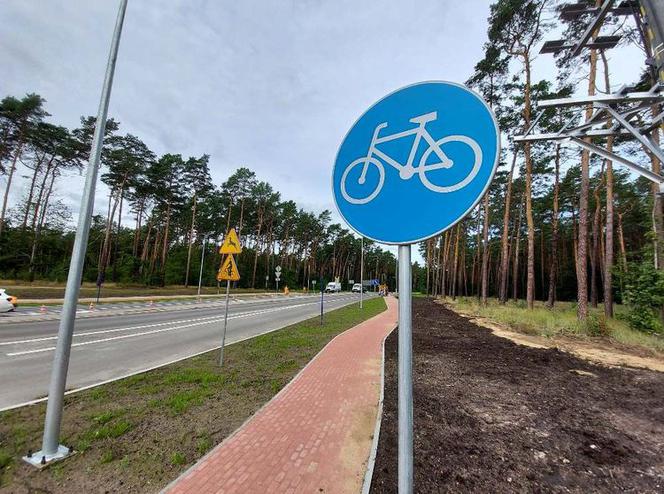 Ulica Szubińska w Bydgoszczy zakończona turbinowym rondem