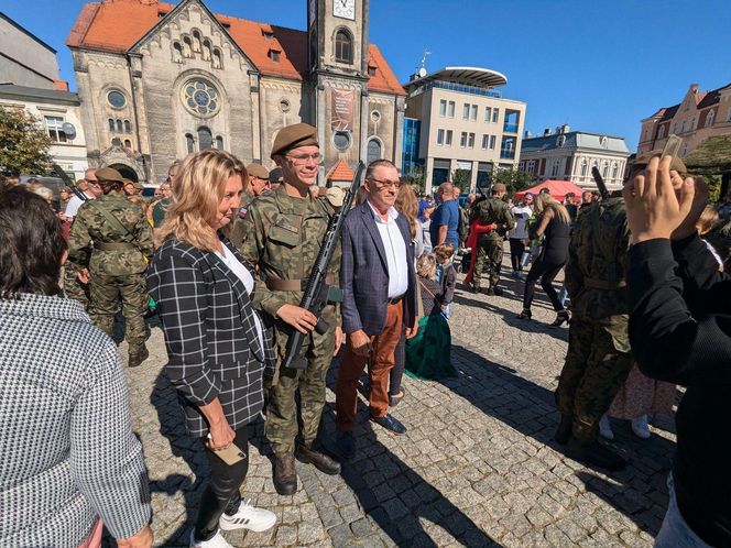 Przysięga żołnierzy WOT w Tarnowskich Górach