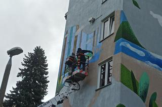 Nowy mural w Kortowie