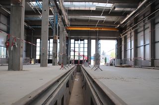 Przebudowa dawnej zajezdni Helenówek w Łodzi