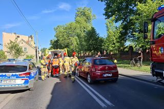 Wypadek we Wschowie. Samochód osobowy potrącil 17-letnią pieszą