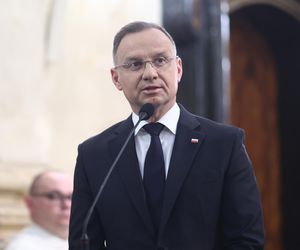 Andrzej Duda na pogrzebie Jacka Zielińskiego