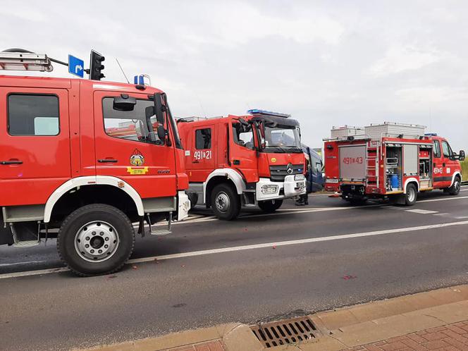 Wypadek na DK 10 w Nakle nad Notecią! Jedna osoba poszkodowana [ZDJĘCIA]