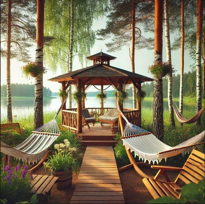Strefa relaksu nad Zatoką Miłą w Olsztynie. Projekt OBO 2026