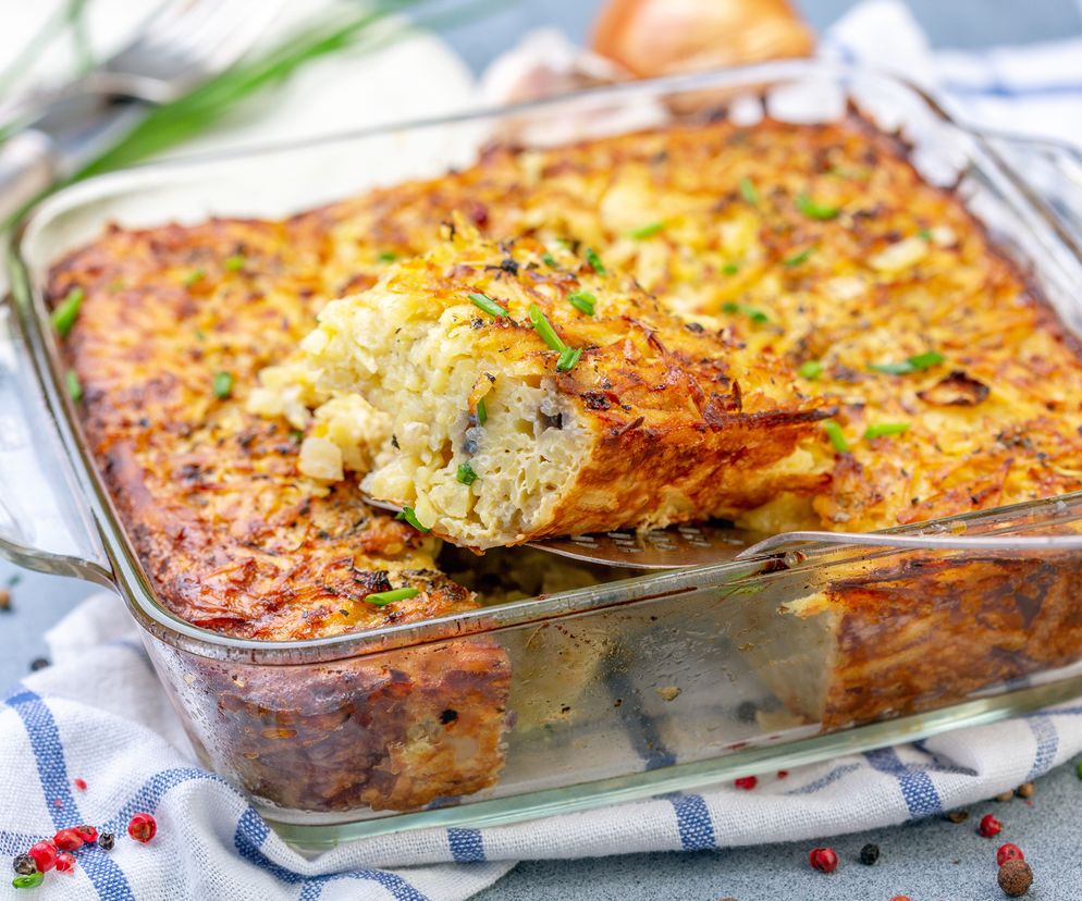 Kugel: przepis Magdy Gessler na babkę ziemniaczaną