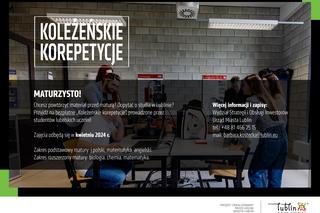 Lublin - przygotowania do matury w ramach Koleżeńskich korepetycji