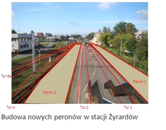 Dworzec kolejowy w Żyrardowie. Modernizacja
