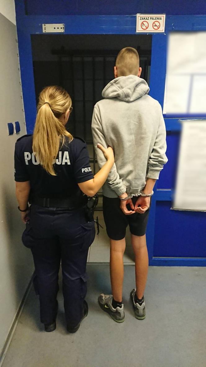 17-latek w rękach policji