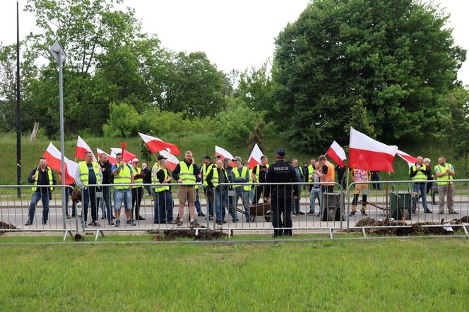 Rolnicy protestowali w Katowicach na Europejskim Kongresem Gospodarczym