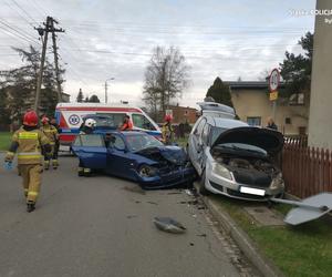 Nie zatrzymał się na „stopie” i wymusił pierwszeństwo