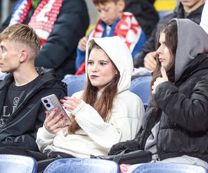 Kibice na meczu Polska -Nowa Zelandia na Stadionie Śląskim