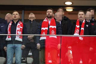 Znudzony Andrzej Duda ziewał podczas Polska - Albania