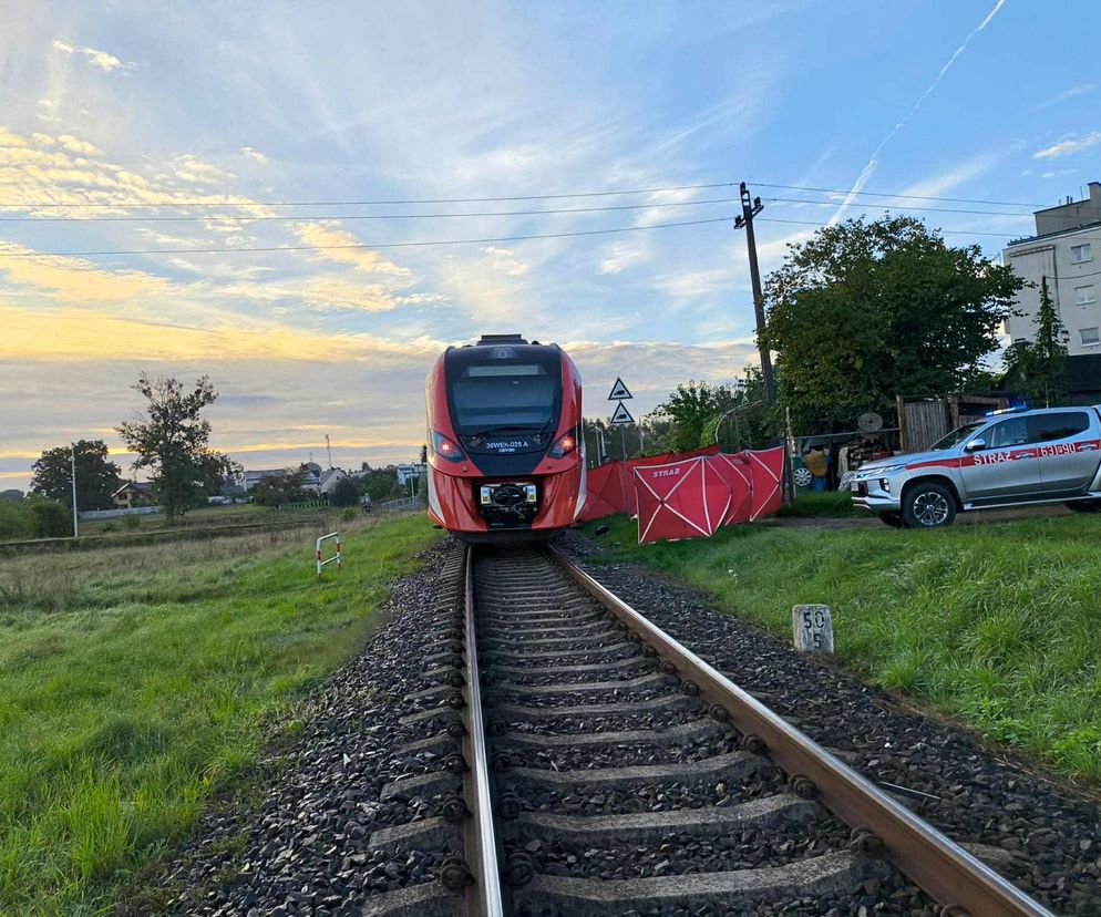 Wągrowiec. Śmiertelny wypadek na przejeździe kolejowym