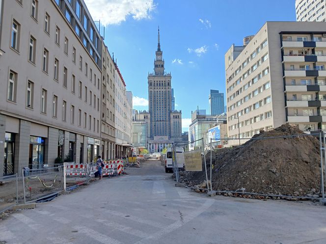 Przebudowa ulic Złotej i Zgoda w Warszawie