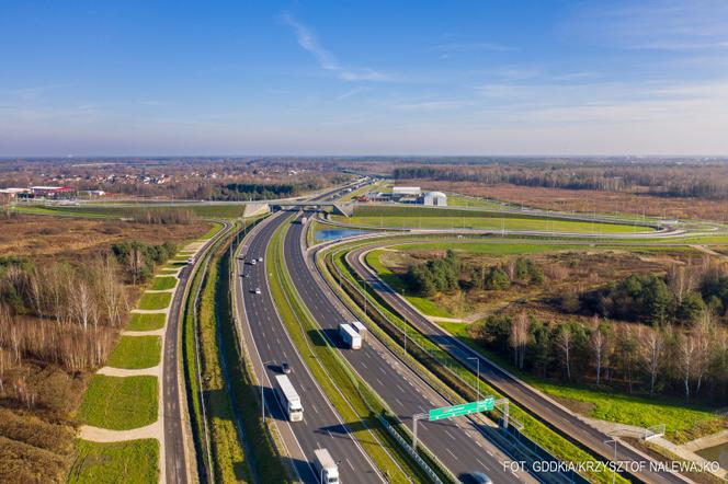 Węzeł Kobyłka w ciągu S8 Marki - Radzymin