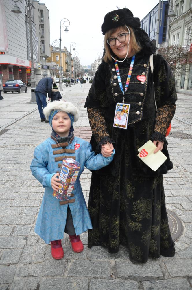 Monika Szafraniec z wnuczkiem Tymonem Waszakiem