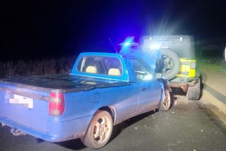 Pijana kobieta spowodowała kolizję niedaleko Kościana. Odjechała dymiącym się samochodem