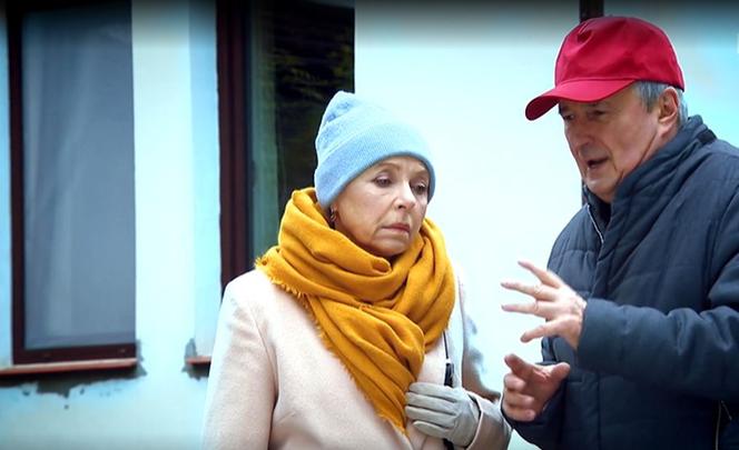 Barwy szczęścia, odc. 2243. Krystyna (Hanna Bieluszko), Jaworski (Jacek Kałucki)	