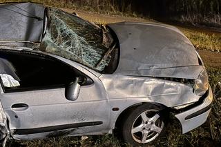  Dachowanie dwóch aut w Suchocinie. Dwie osoby trafiły do szpitala. Droga była zablokowana przez kilka godzin