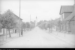 Ulica w Supraślu, 1936 r.