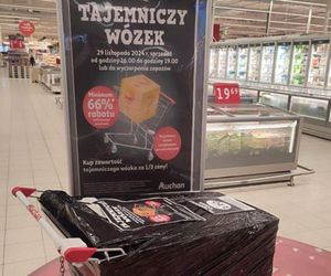 Tajemnicze wózki pojawiły się w sklepach w Białymstoku. Popularna akcja wróciła na Black Friday!