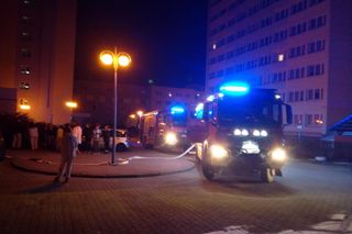 Pożar w akademiku przy Śląskiej w Kielcach