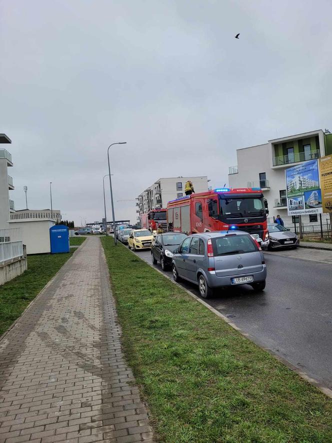 Pożar na lubelskim Felinie. Mieszkanie spłonęło doszczętnie