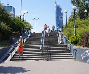 Tak w czasie upałów wygląda centrum Warszawy 