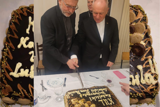 Rektor lubelskiej uczelni kroił tort w Paryżu. KUL otworzył tam nowe biuro. Zdjęcia