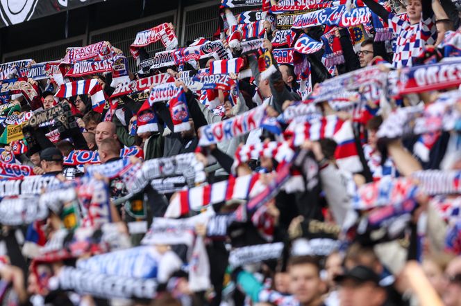 Kibice Górnika Zabrze na stadionie