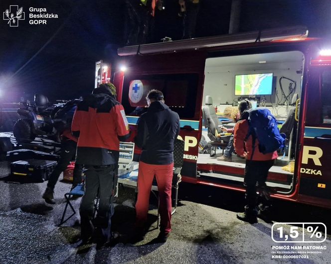 Poszukiwania prowadzone w trudnym, górskim terenie zakończyły się dramatycznym finałem