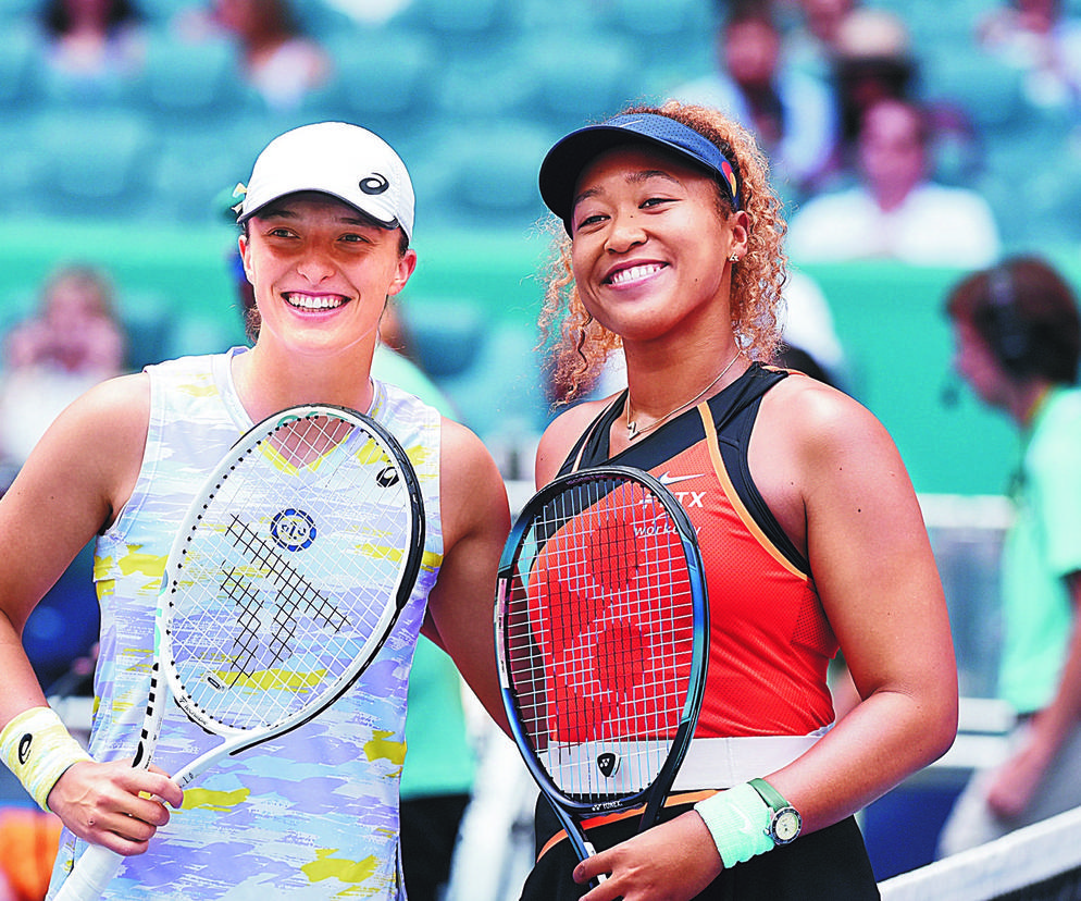 Iga Świątek & Naomi Osaka 