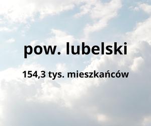 TOP 10 najbardziej zaludnionych powiatów na Lubelszczyźnie