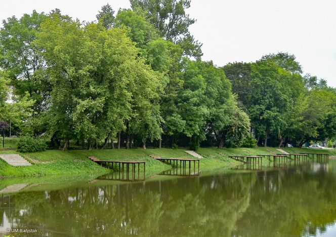 Historyczne stawy na osiedlu Mickiewicza w Białymstoku