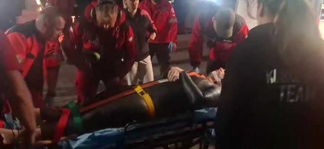 Zabrakło 11 kilometrów do pokonania Bałtyku wpław