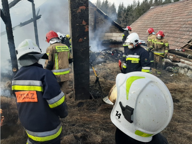 Tragedia w Jasienicy Rosielnej, pożar zabrał im dorobek życia.  Otrzymają 50 tys. złotych z budżetu województwa