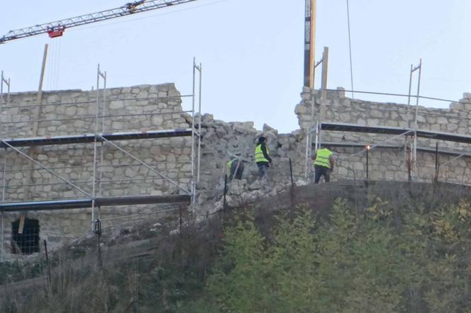 Mur zamku w Iłży runął! Aktywiści szukają winnych